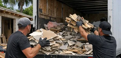 Construction debris removal in Deerfield Beach FL